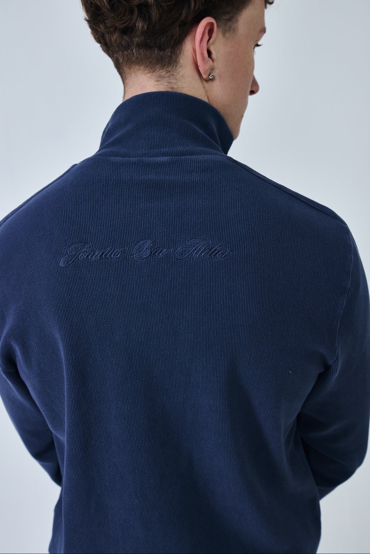 Ottoman Track Jacket - Wavy Navy