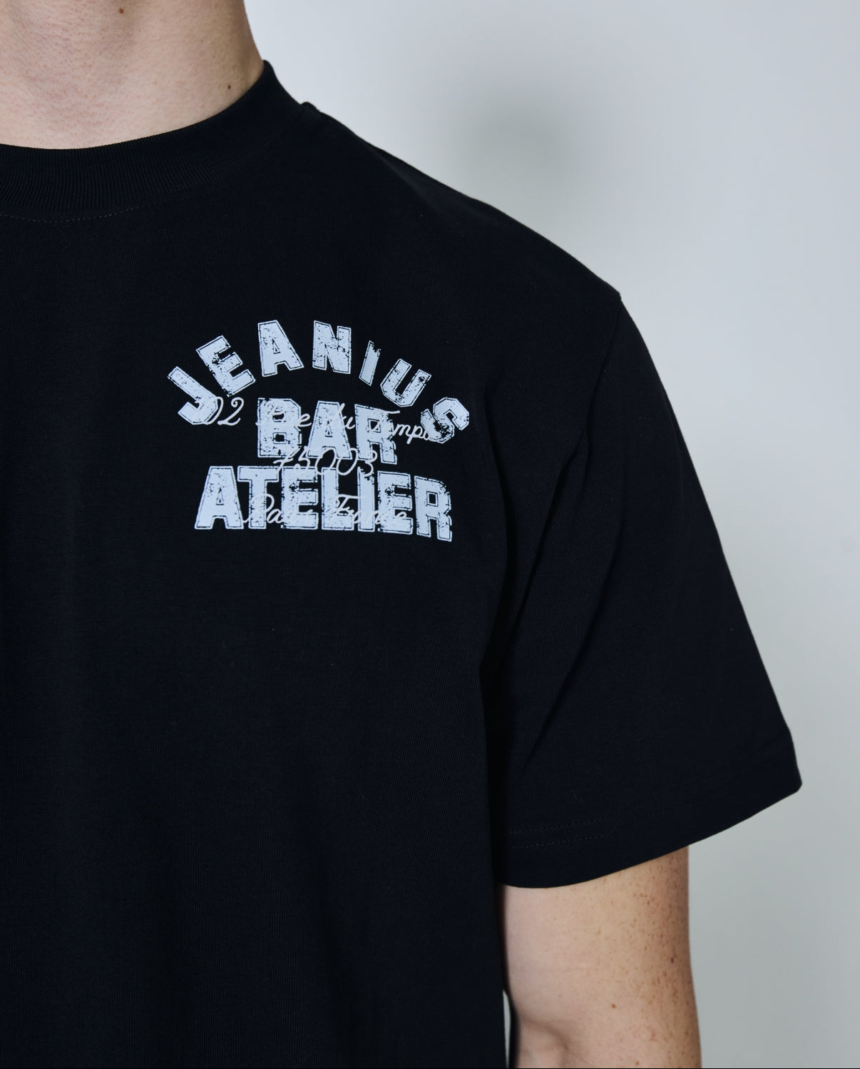 JEANIUS X MEET UP PARIS T SHIRT BLACK