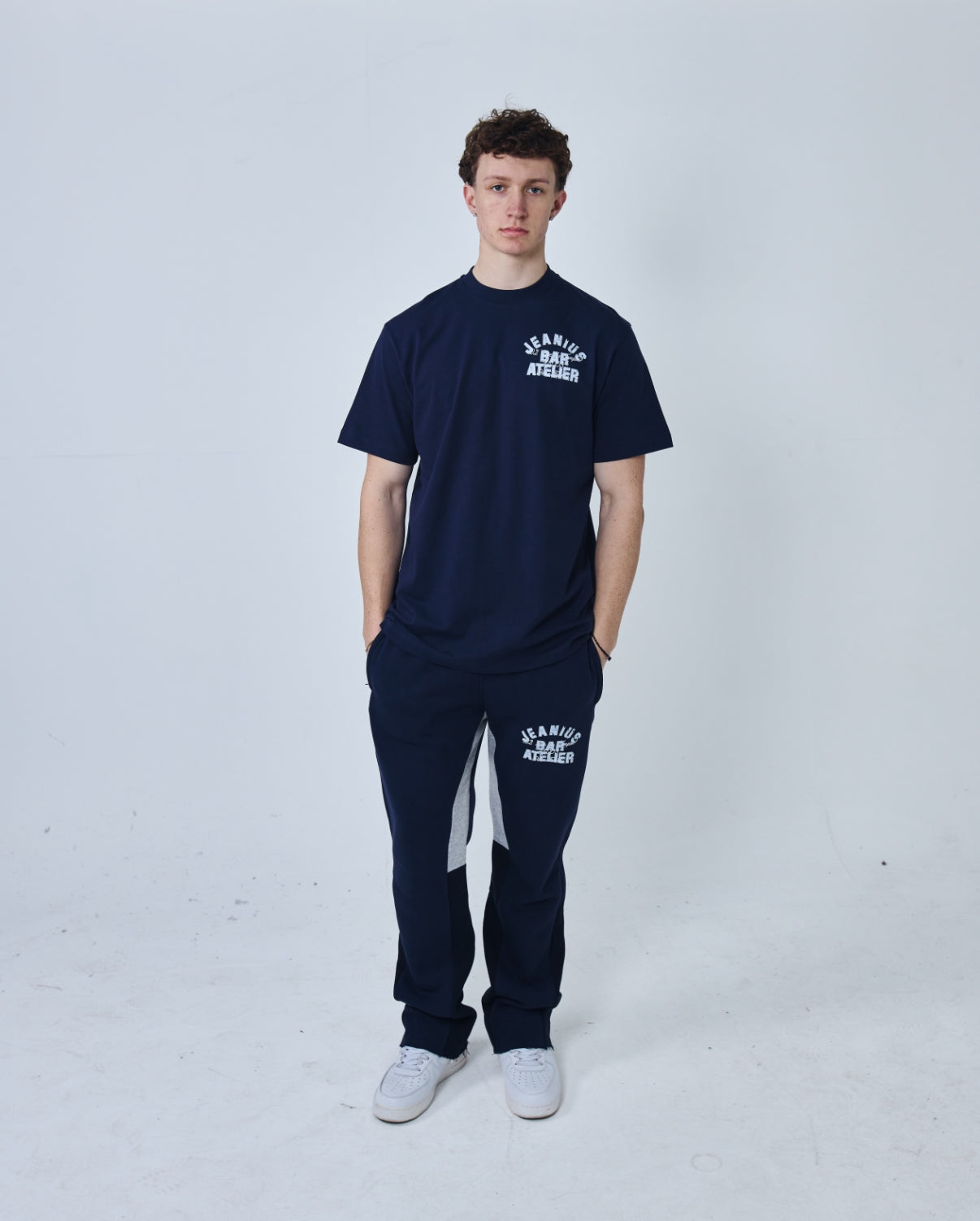 JEANIUS X MEET UP PARIS T SHIRT NAVY