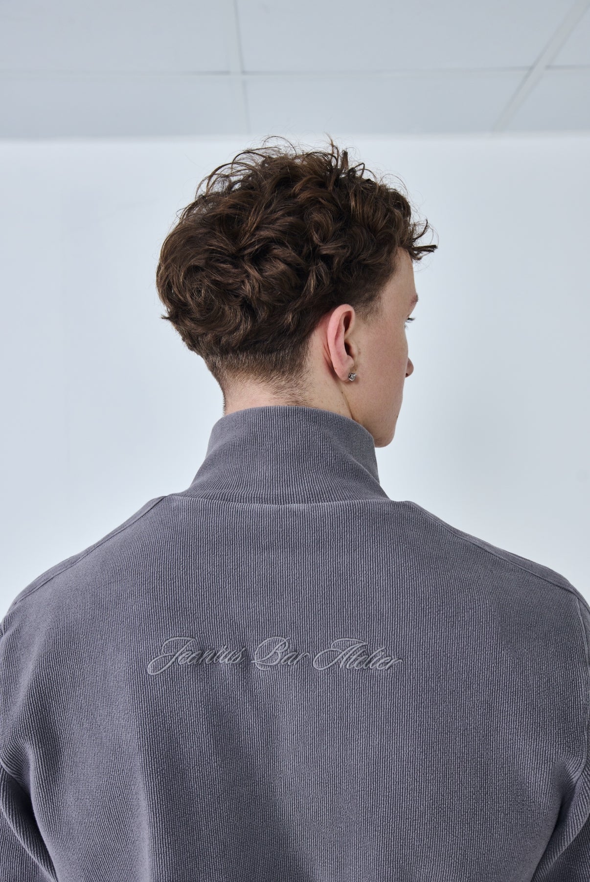 Ottoman Track Jacket - Concrete Grey