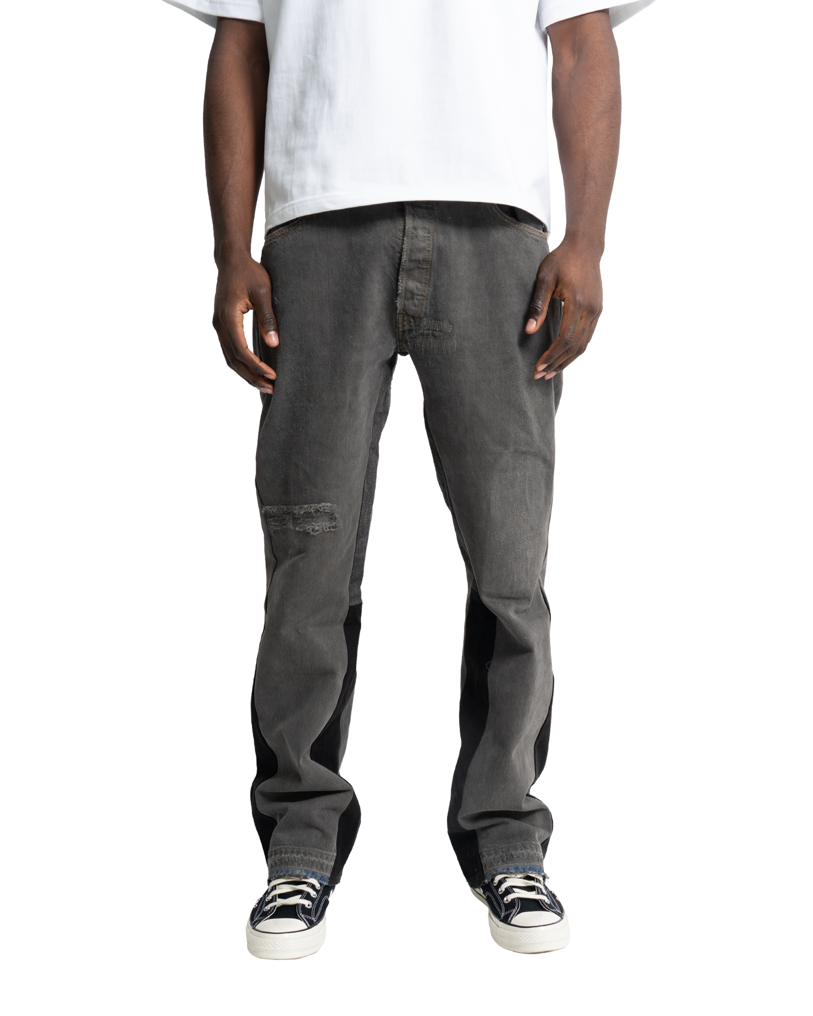 Flare Denim Charcoal