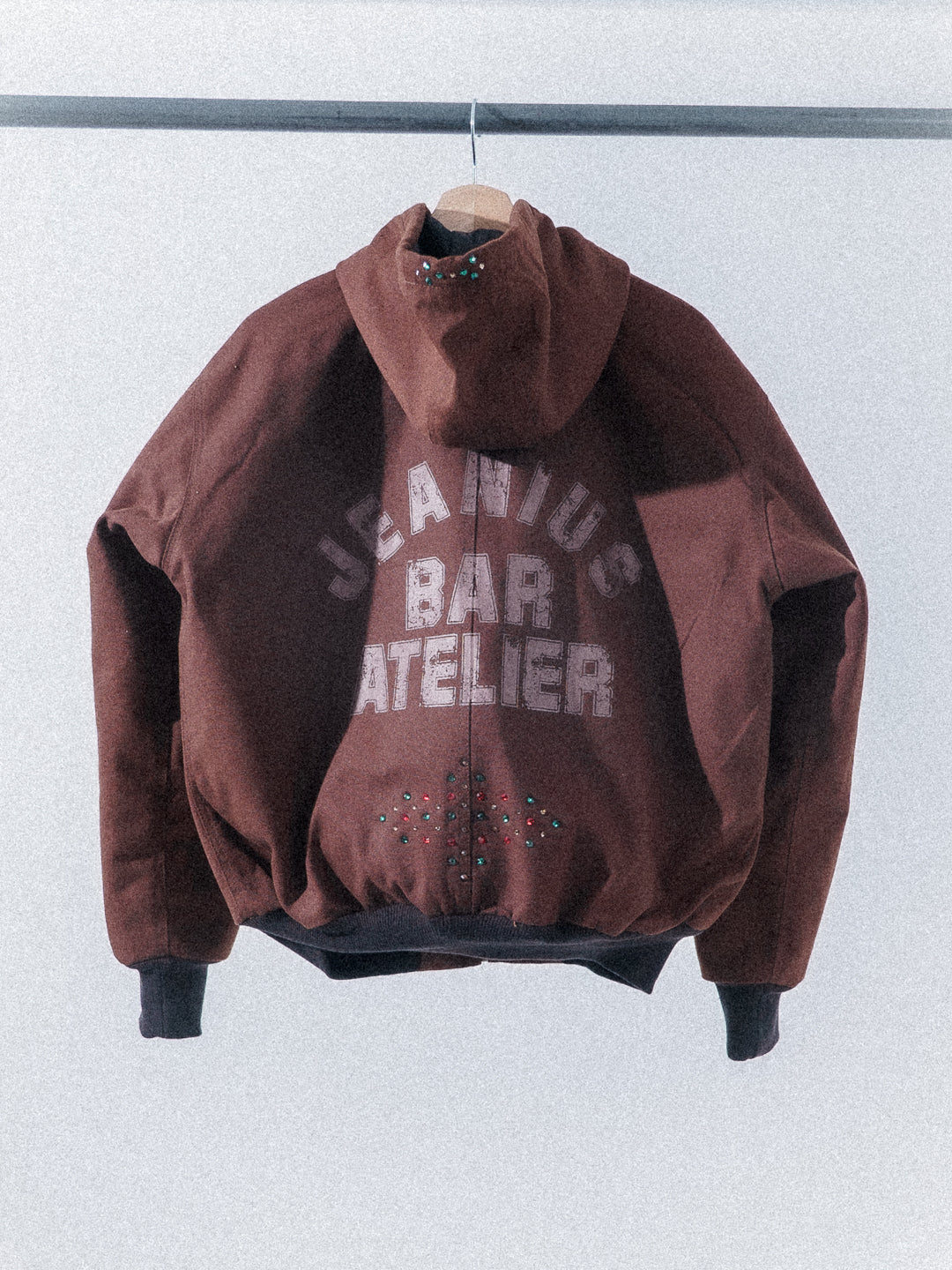 1of1 Militia Hooded Work Jacket Brown