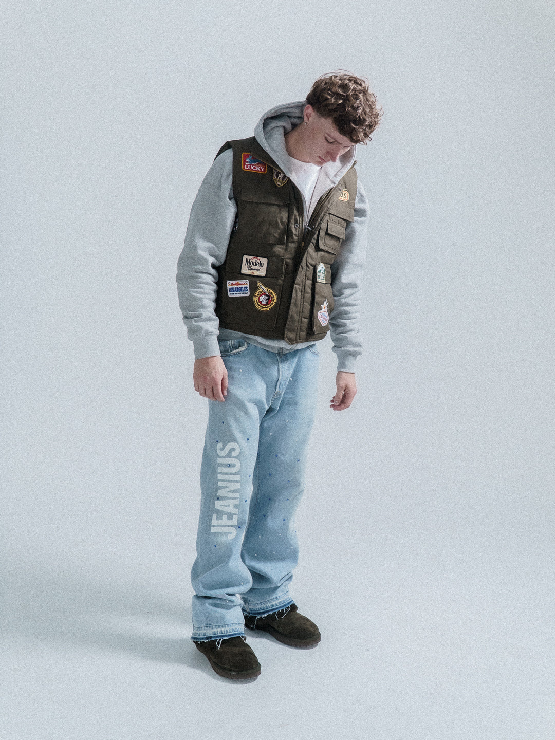 1of1 Khaki Multi Patch Gilet