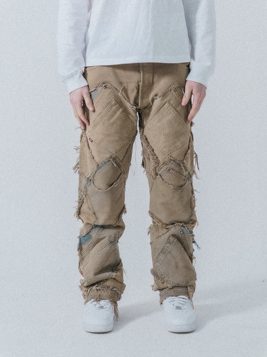 Sandwash Patchwork Denim