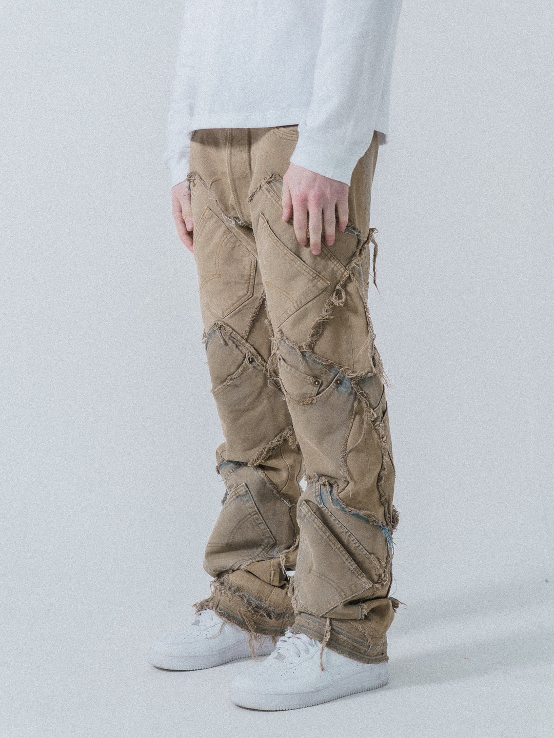 Sandwash Patchwork Denim