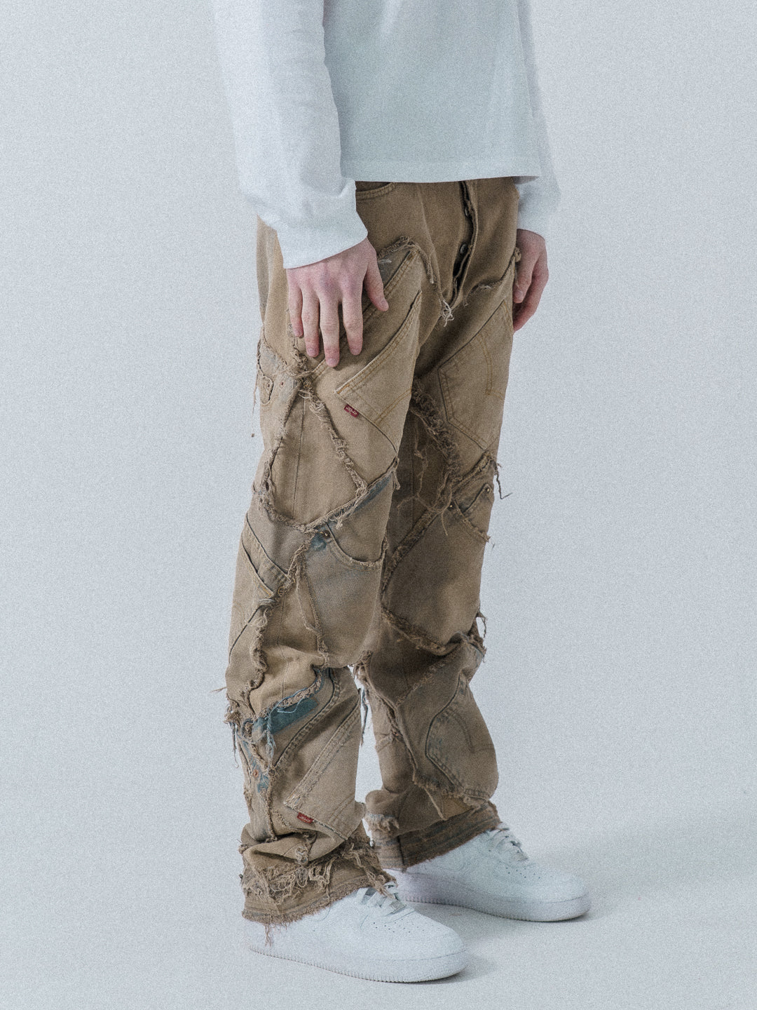 Sandwash Patchwork Denim