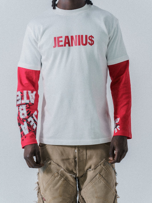 1of1 Patchwork T Shirt White Jeaniu$