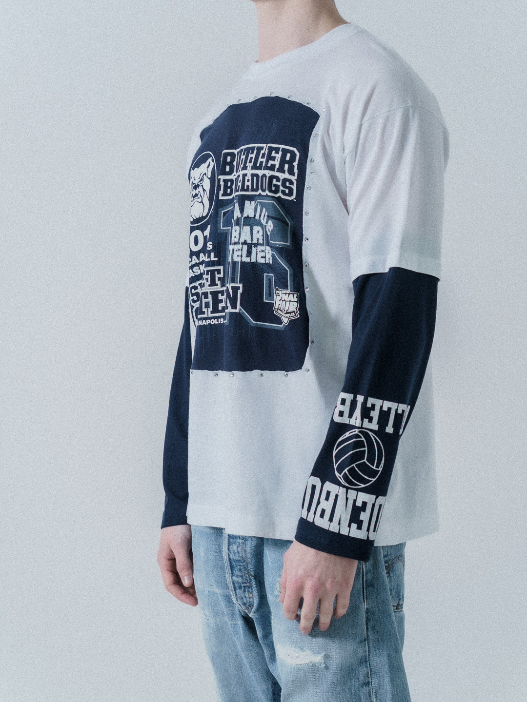 1of1 Patchwork T Shirt White Bulldogs