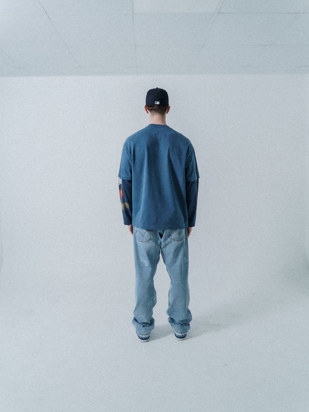 1of1 Patchwork T Shirt Blue Mickey