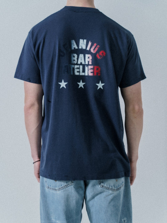 1of1 Patchwork T Shirt Blue Atlanta Braves