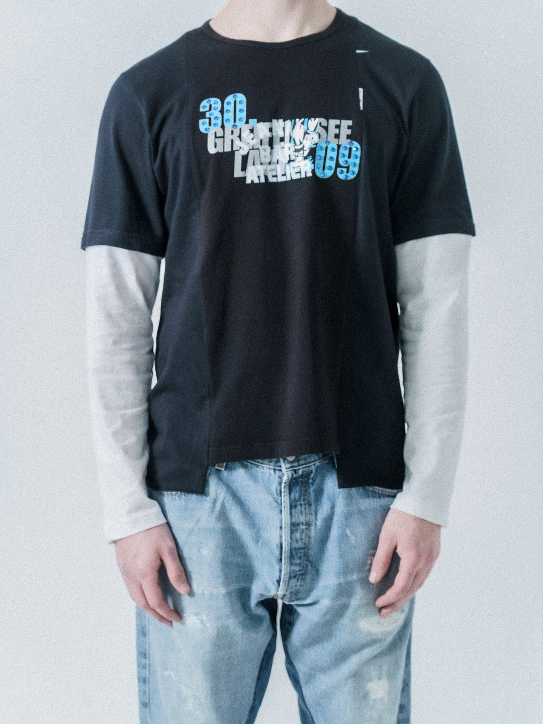 1of1 Patchwork T Shirt Black 39 09