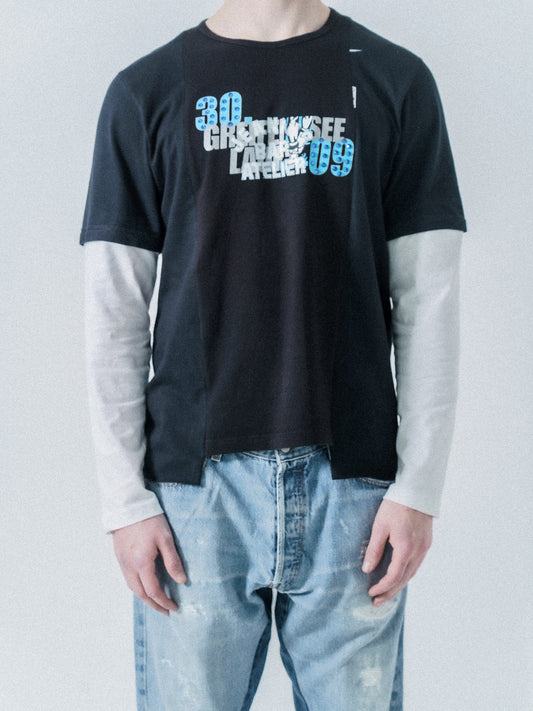 1of1 Patchwork T Shirt Black 39 09