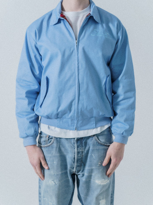 Varsity Harrington Jacket Sky Blue