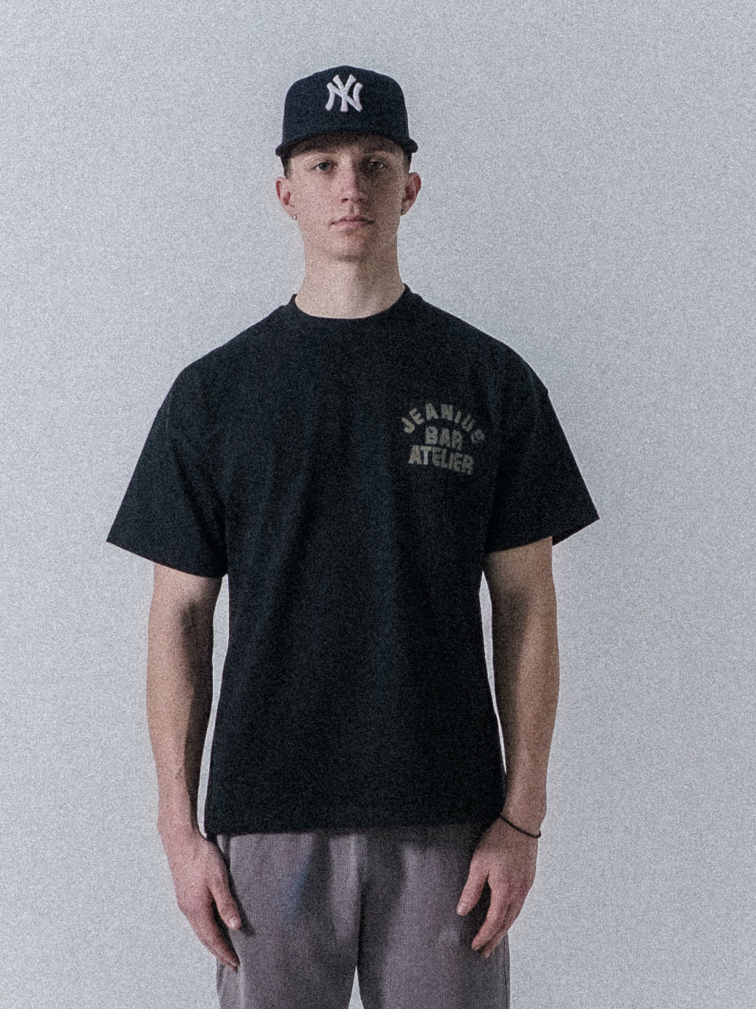 Varsity T- Shirt Black & Khaki