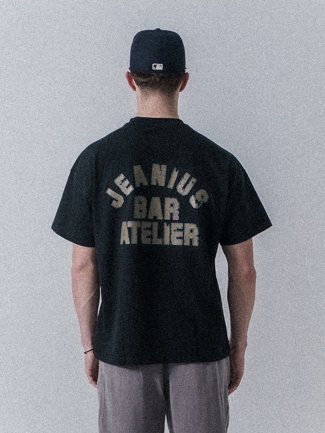 Varsity T- Shirt Black & Khaki