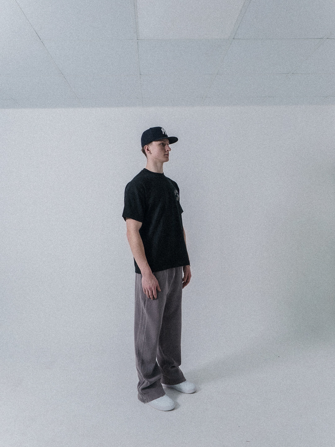 Varsity T- Shirt Black & Khaki