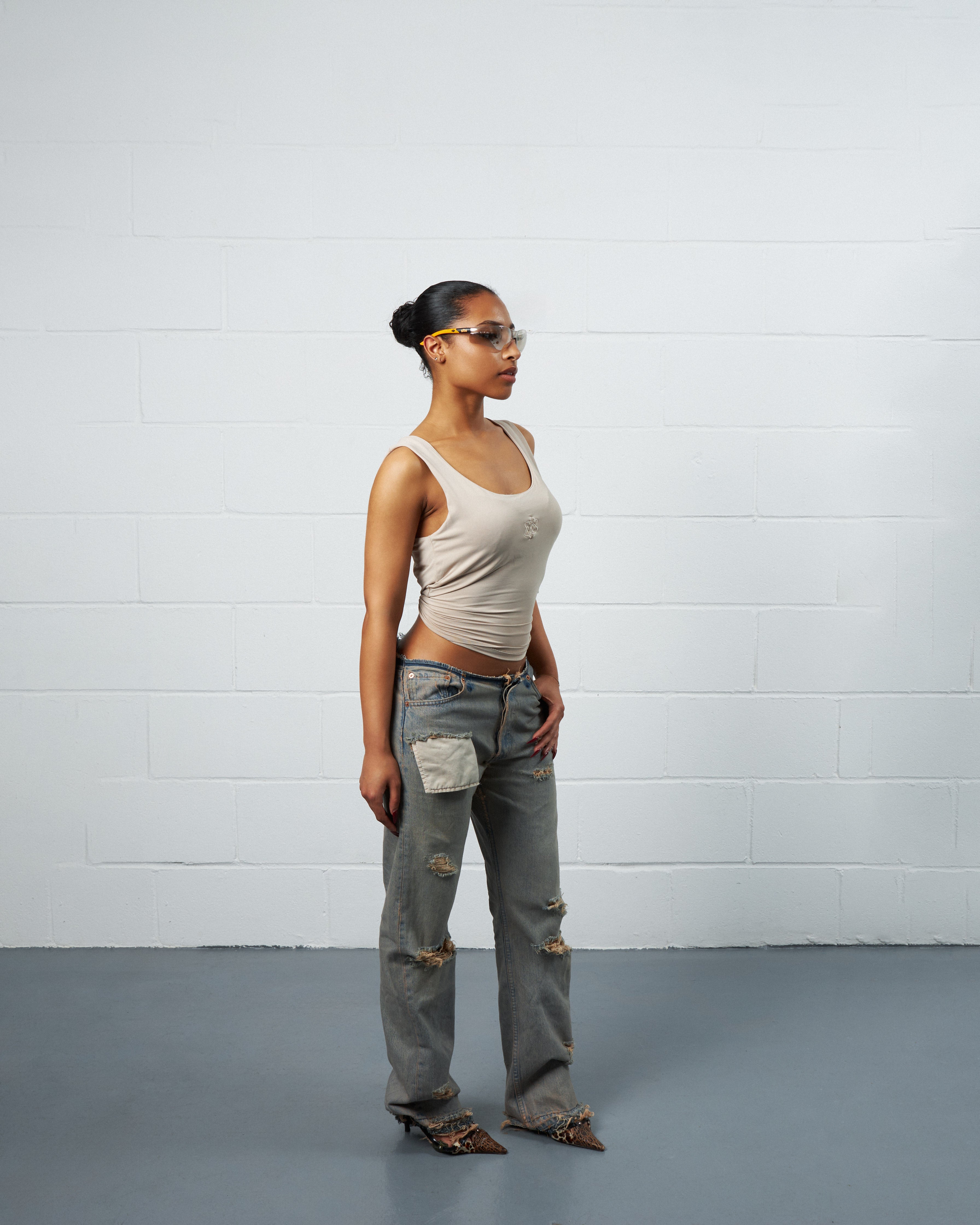 SANDWASH NO-WAIST TRASHER DENIM-thumbmail-4