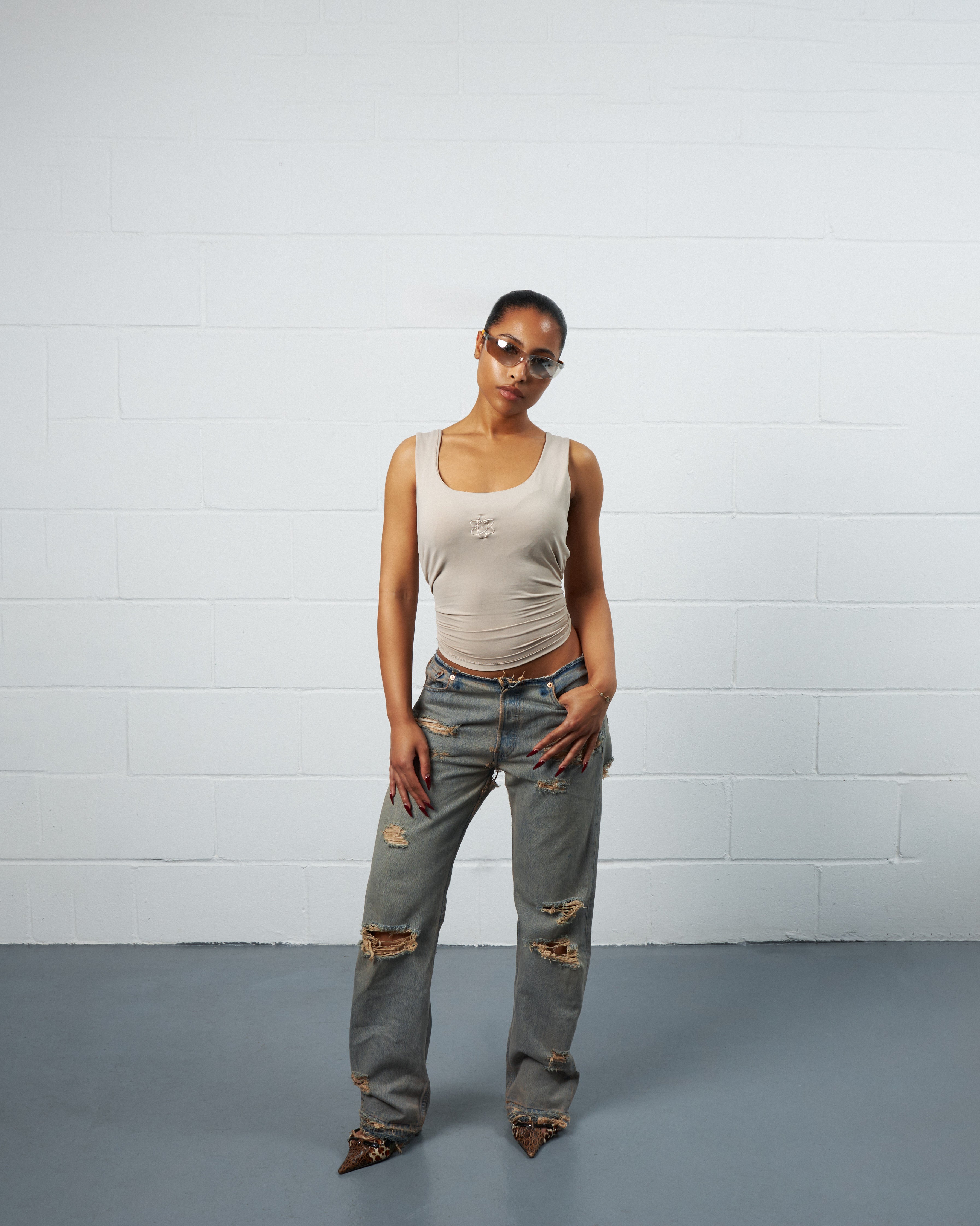 SANDWASH NO-WAIST TRASHER DENIM-thumbmail-6