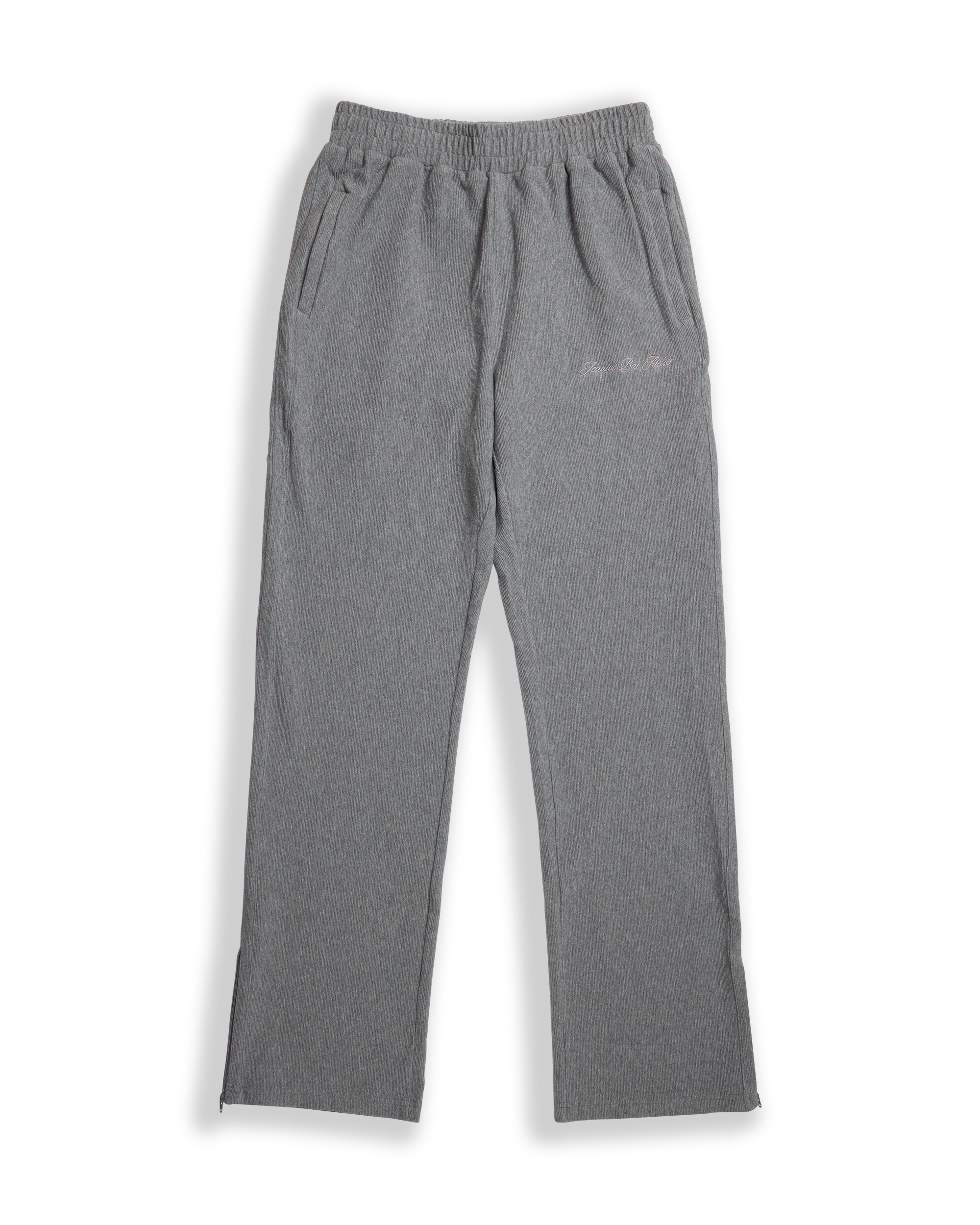 Ottoman Track Trouser Melange Grey-thumbmail-1