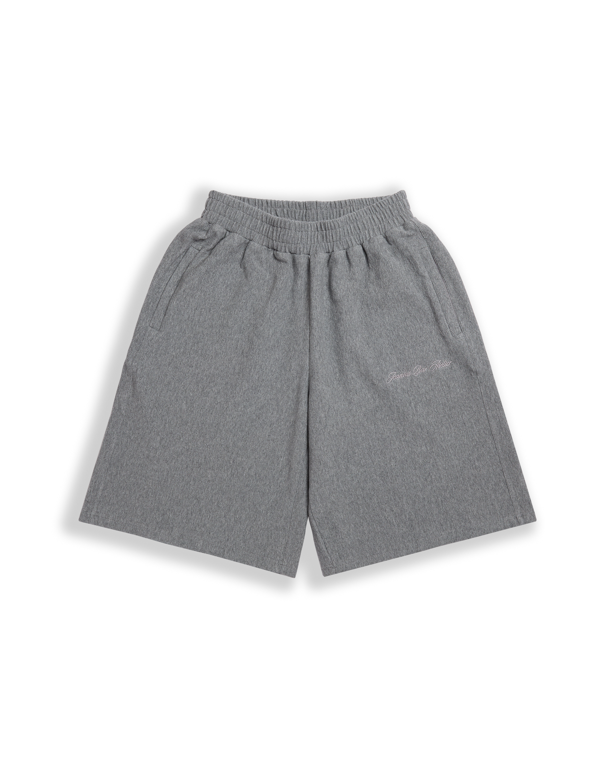 Ottoman Track Shorts Melange Grey-thumbmail-1