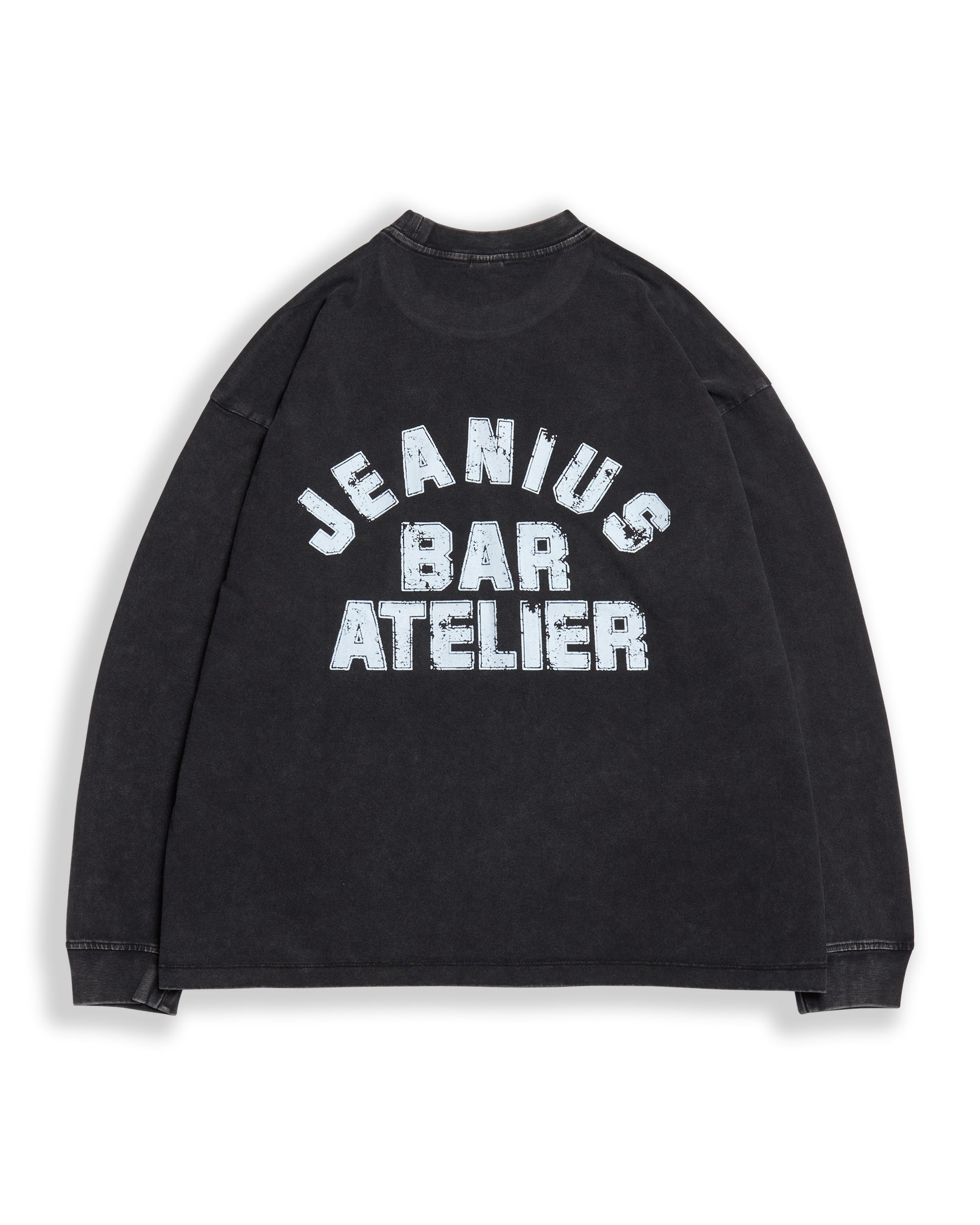 Vintage Varsity Black & White Longsleeve-thumbmail-4
