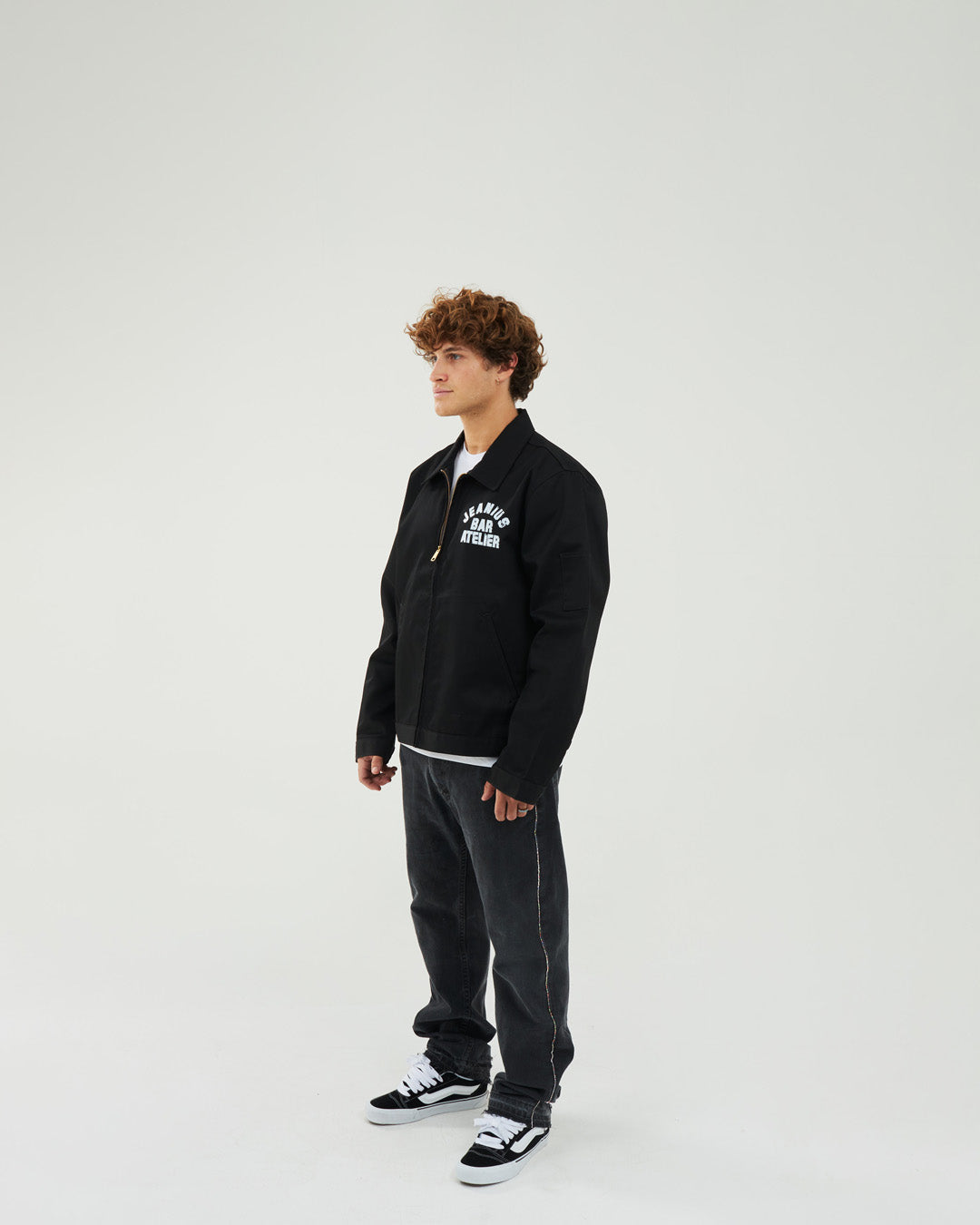 Varsity Jacket - Black/ White