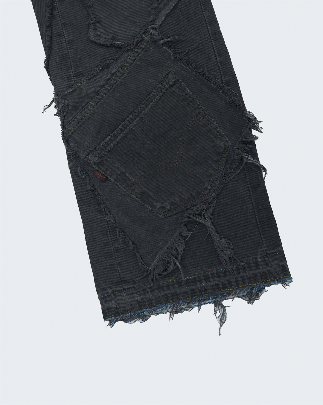 Charcoal Patchwork Denim (Easter Drop)