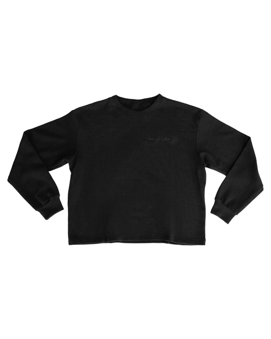 Waffle Longsleeve Black