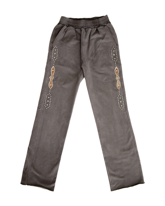 Western Stud Jogger Brown