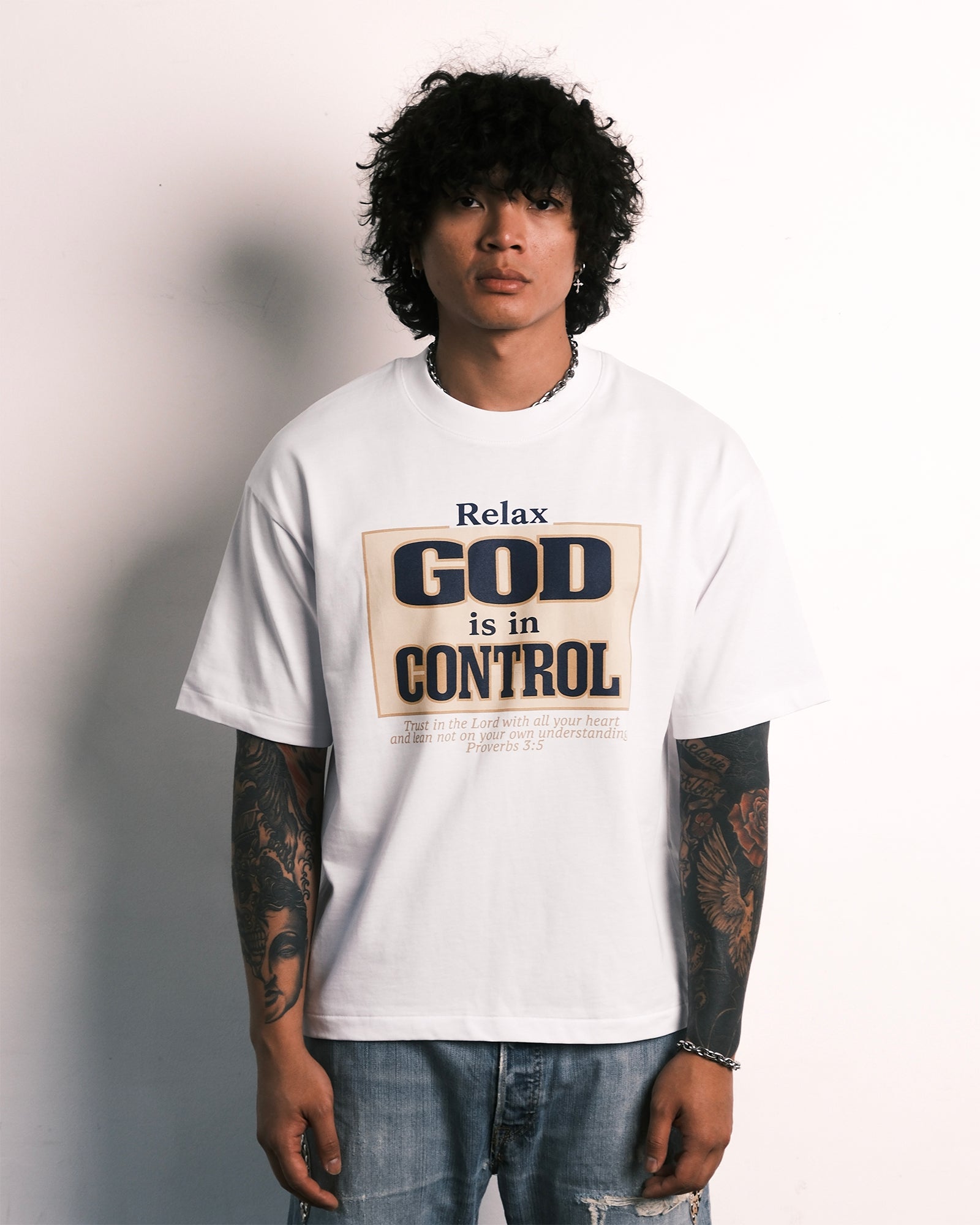 Relax God is in Control T Shirt-thumbmail-2