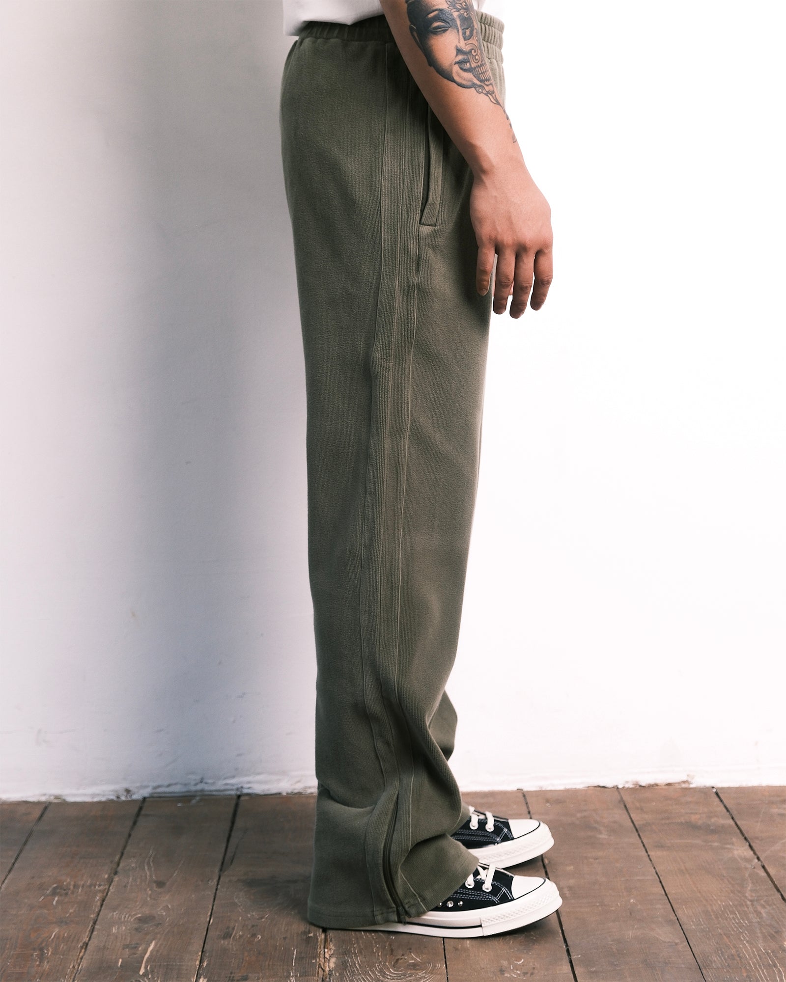 Ottoman Track Trouser Vintage Khaki-thumbmail-3