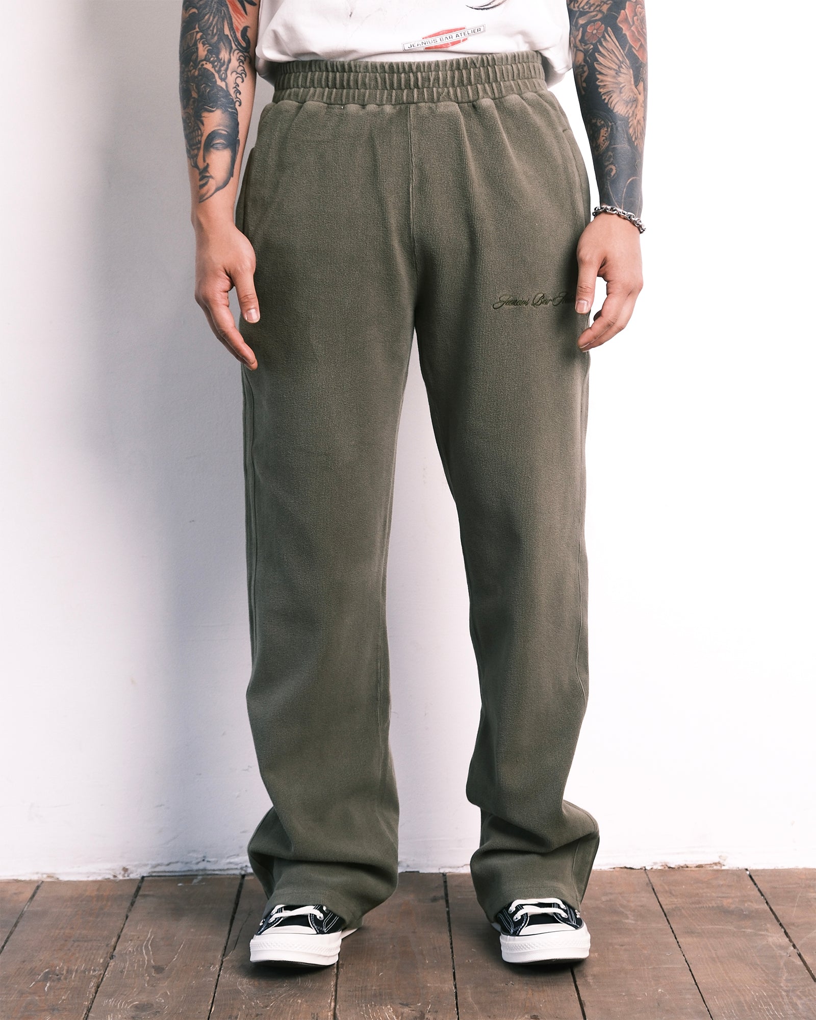 Ottoman Track Trouser Vintage Khaki-thumbmail-2