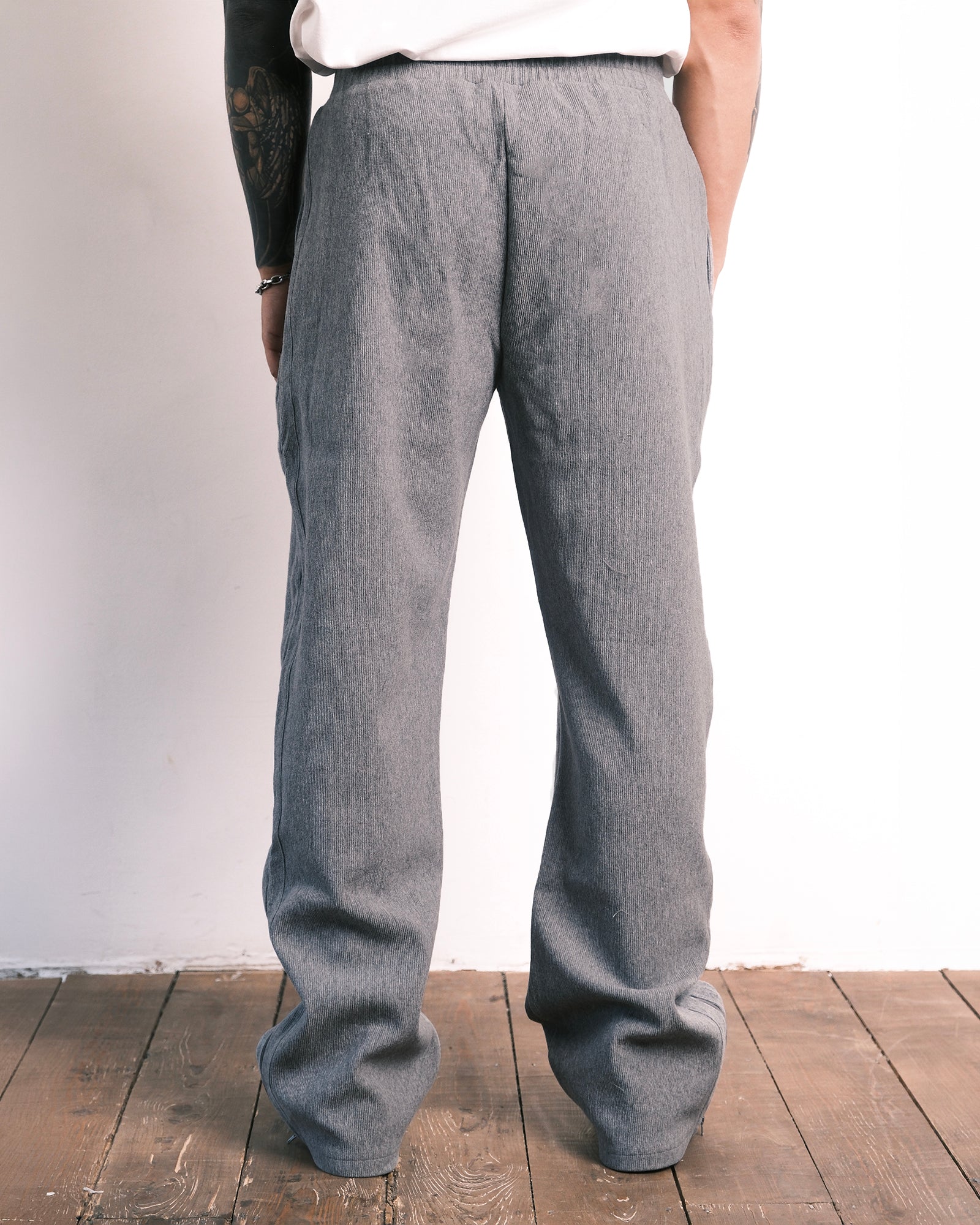 Ottoman Track Trouser Melange Grey-thumbmail-4