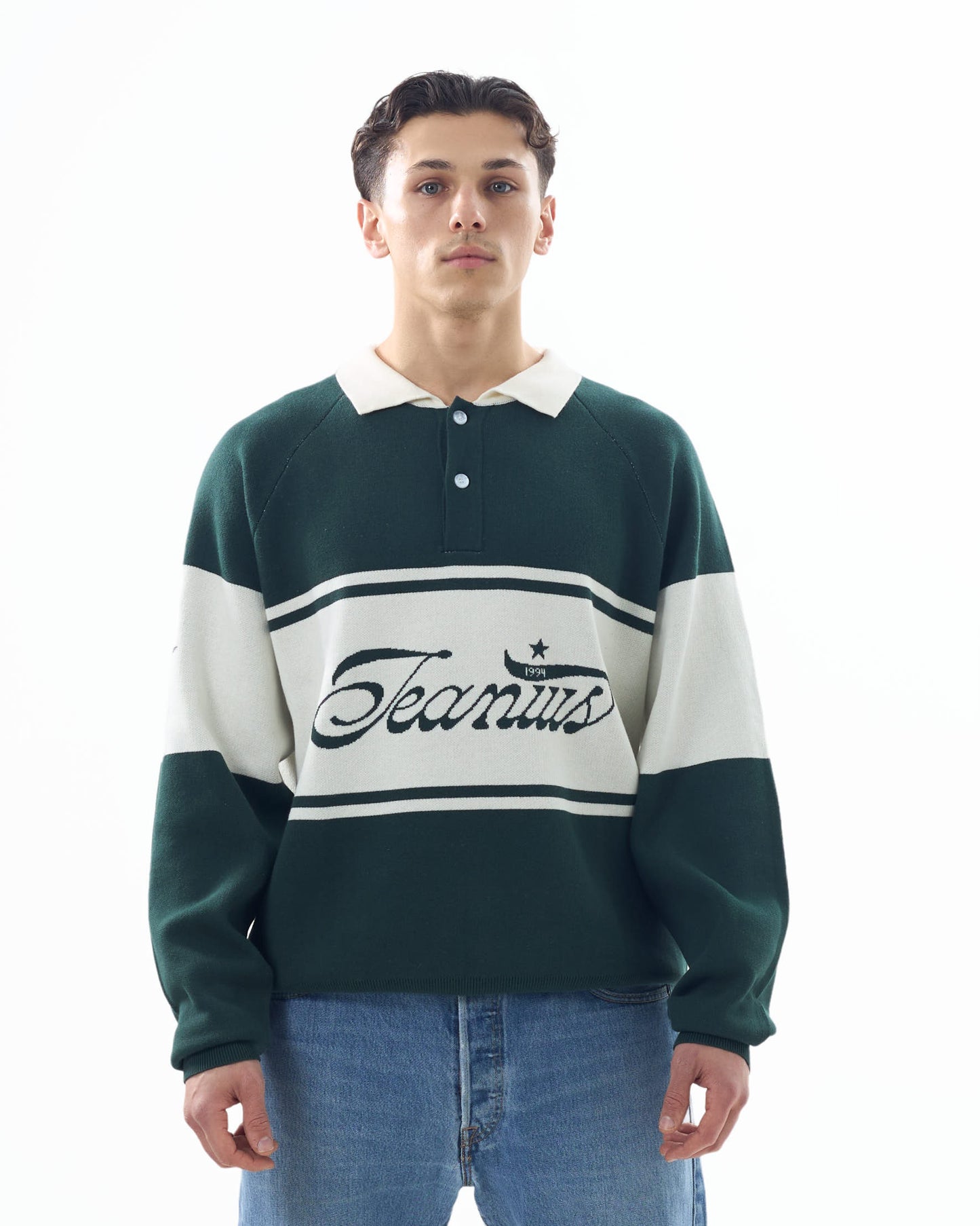 Jeanius Polo Knit Green