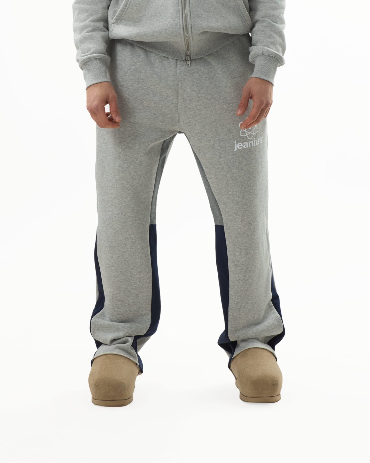 TEAM JEANIUS FLARE JOGGER GREY