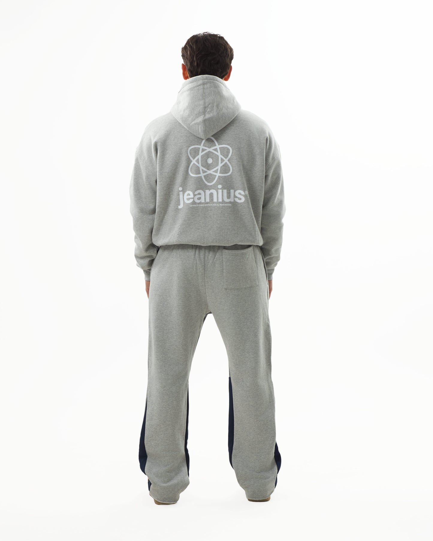 TEAM JEANIUS FLARE JOGGER GREY