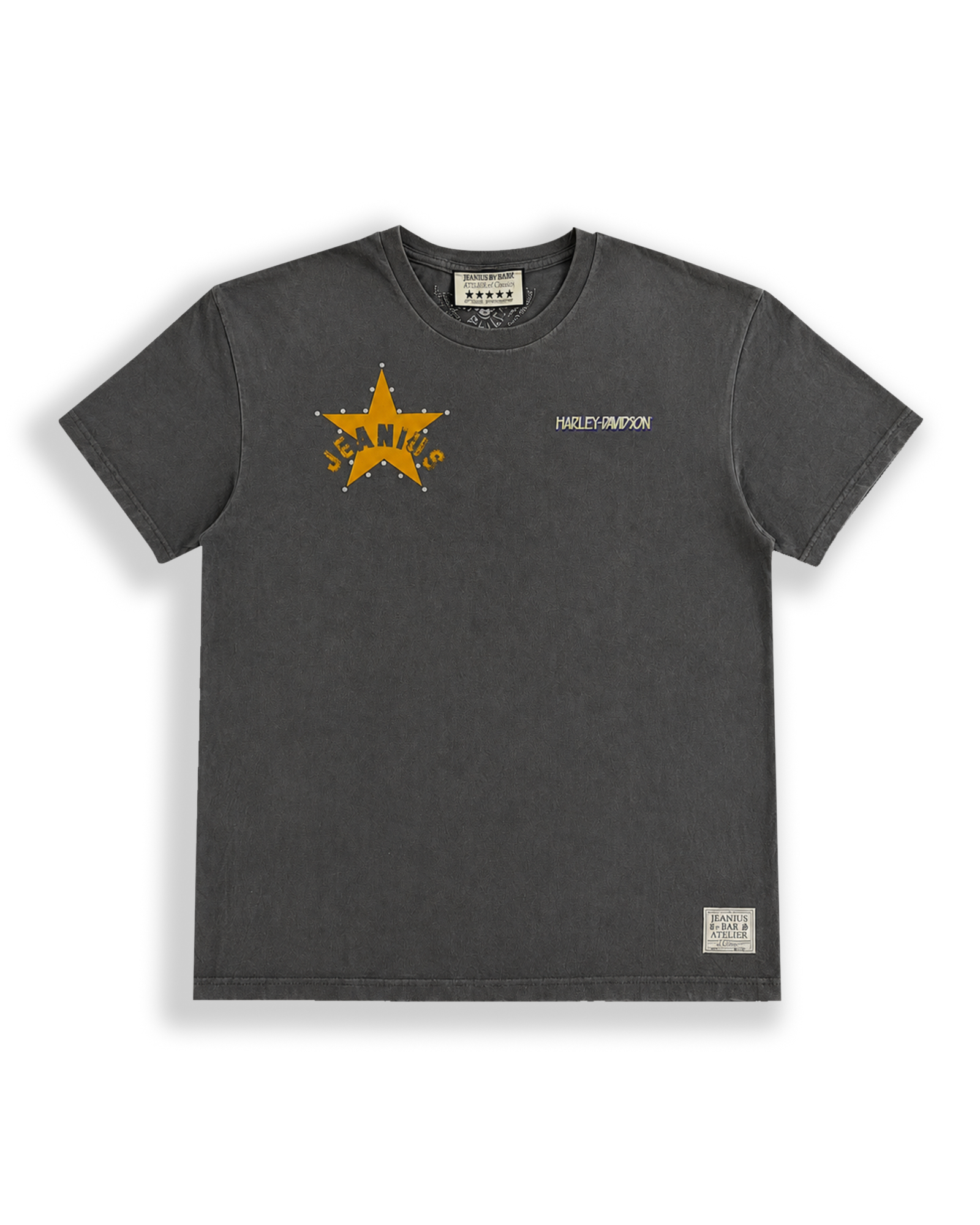 ONE OF ONE HARLEY DAVIDSON FISH T-SHIRT - Grey front
