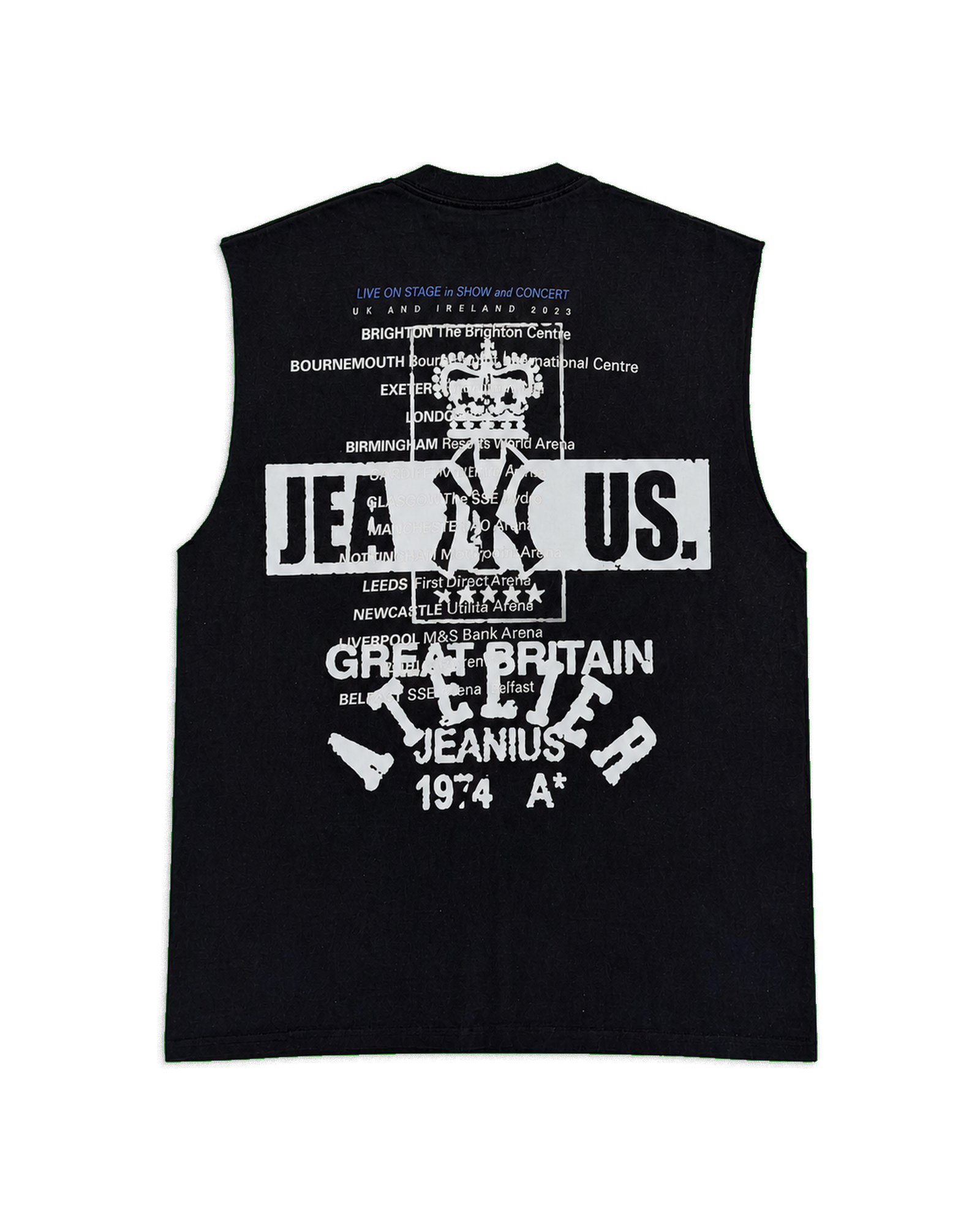 ONE OF ONE THE 1975 T-SHIRT - Black & White front