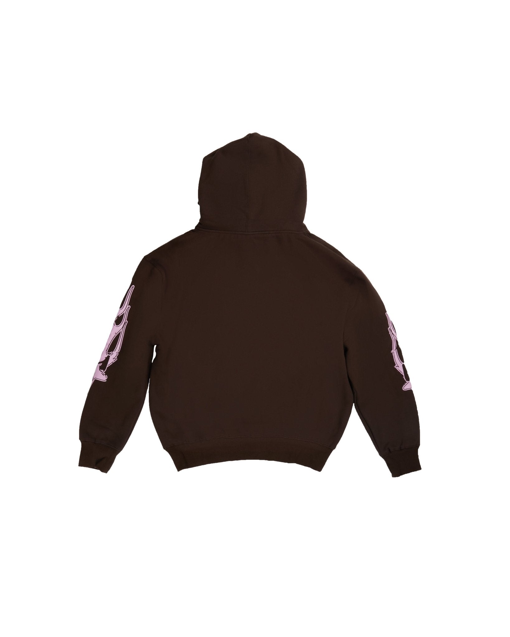 BROWN JEANIUS FLAME HOODIE - Jeanius Bar Atelier