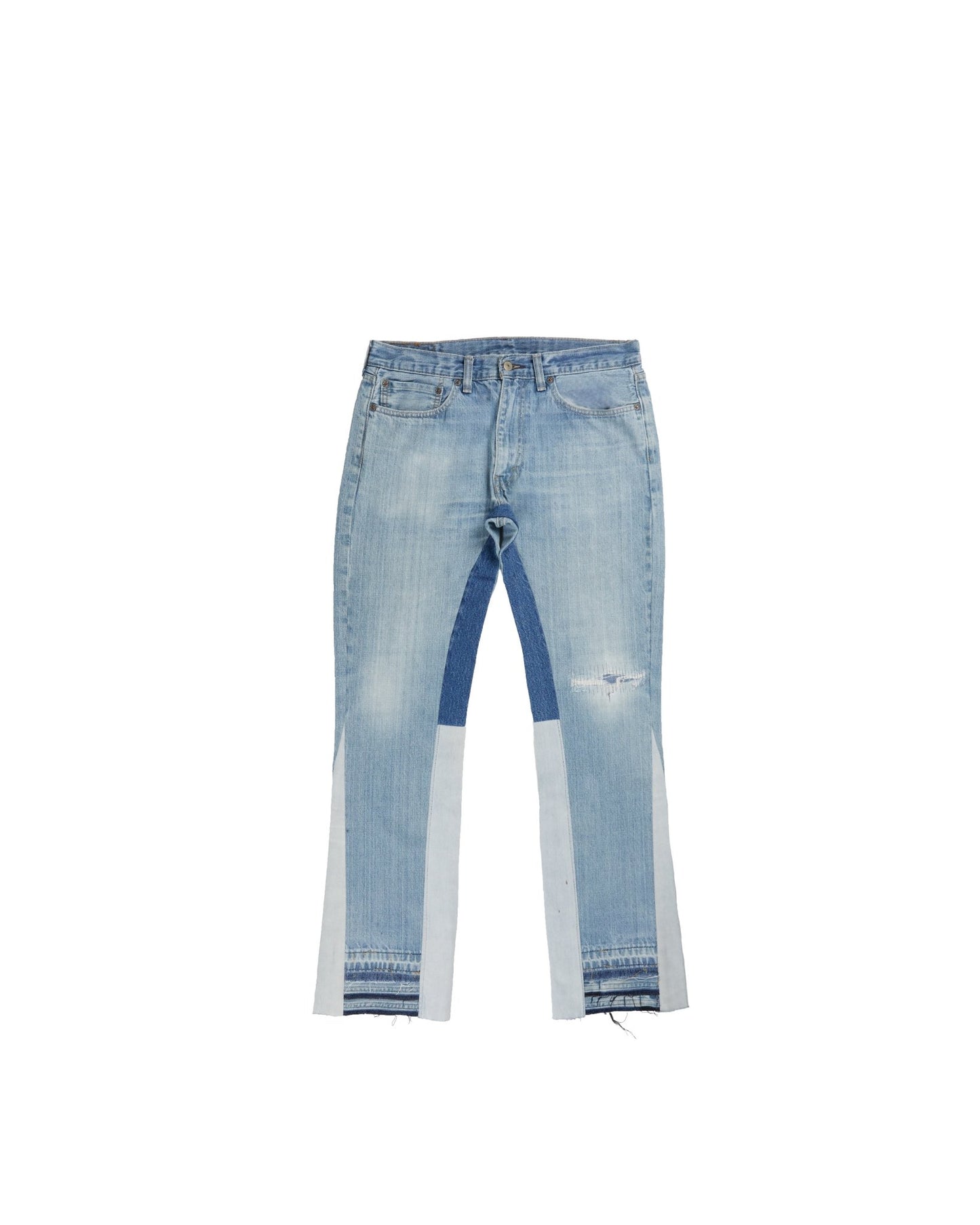 LIGHT BLUE FLARE DENIM - Jeanius Bar Atelier