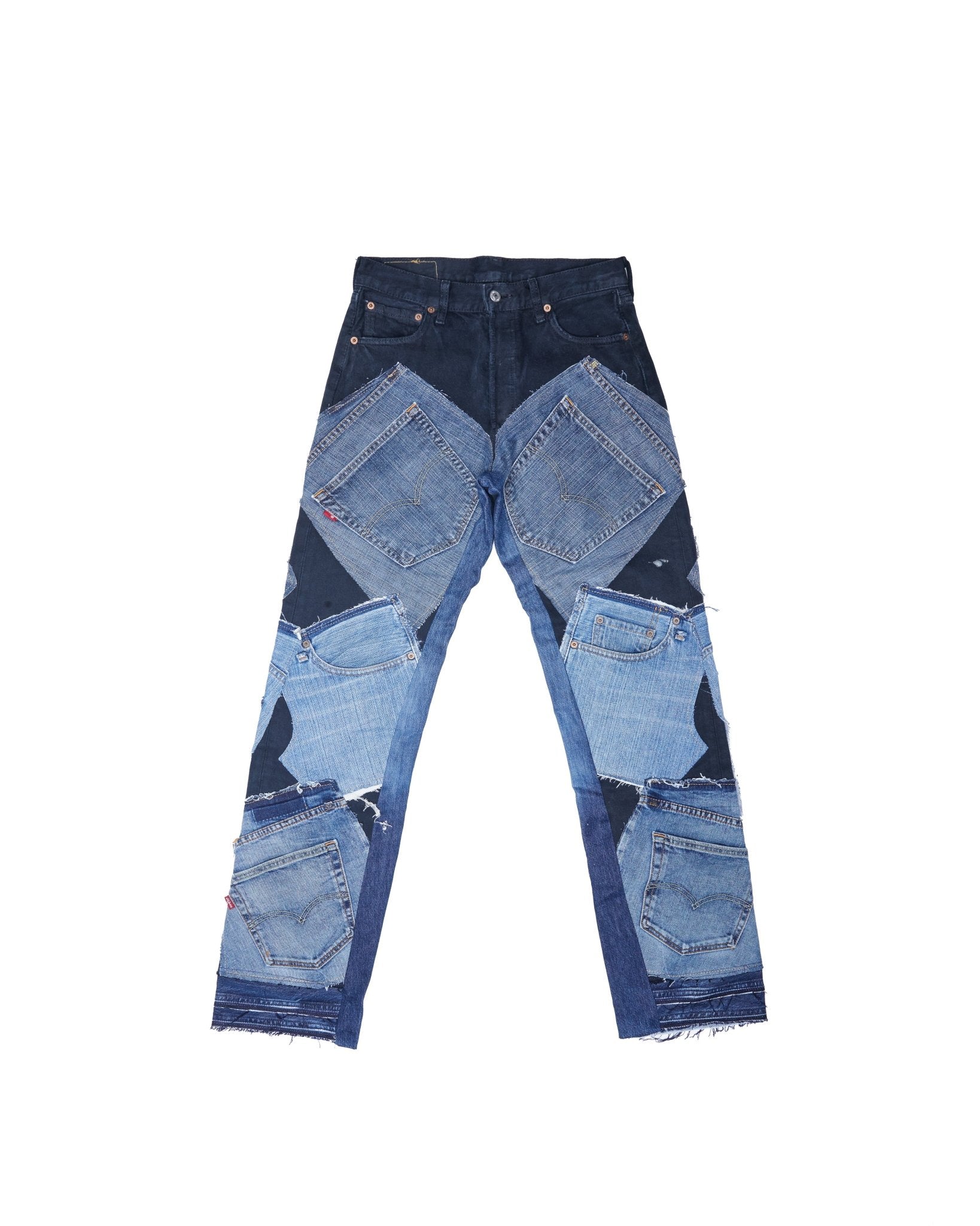 Patchwork Denim Cropped Flare Jean | Marc Jacobs | Official Site