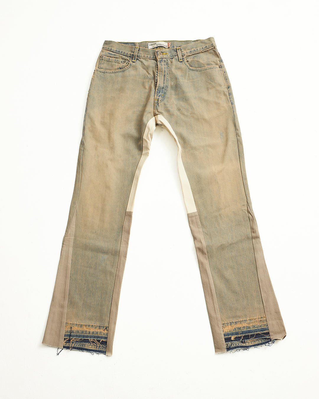 Sandwash Tri-Tone Flare Denim (DROP 001) - Jeanius Bar Atelier