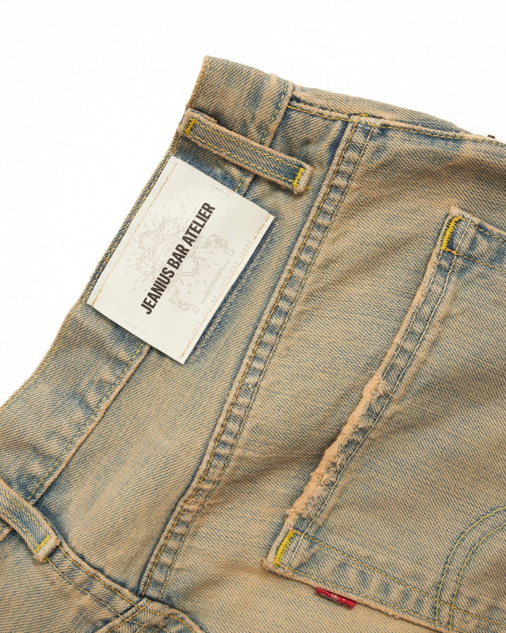 Sandwash Tri-Tone Flare Denim (DROP 001) - Jeanius Bar Atelier