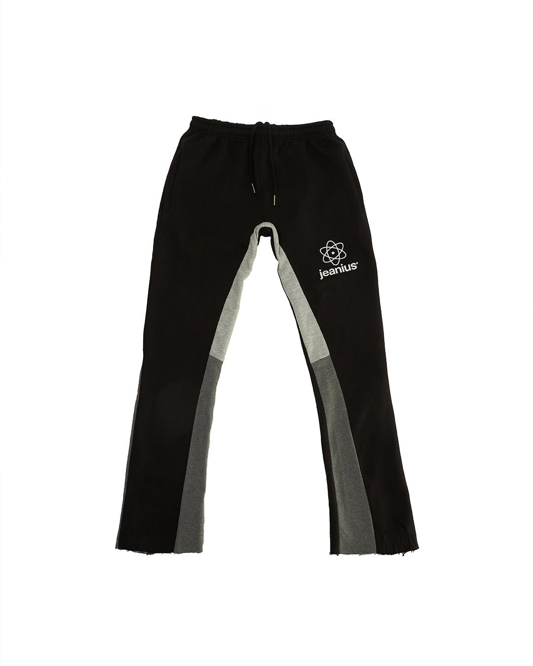 TEAM JEANIUS FLARE JOGGER BLACK - Jeanius Bar Atelier