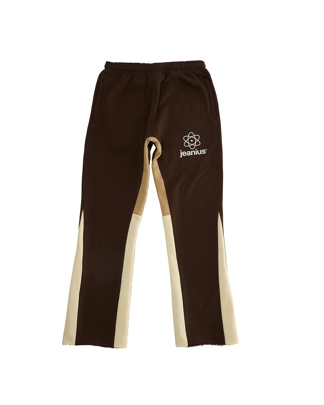 TEAM JEANIUS FLARE JOGGER BROWN - Jeanius Bar Atelier